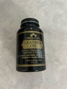 Leather oil